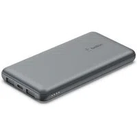 Batteria Esterna Belkin BoostCharge, 10000mAh, 15W, 1 x USB-C - 2 x USB-A, Grigio BPB011btGY — 3