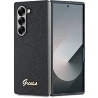 Custodia per Samsung Galaxy Z Fold6 F956, Guess, Glitter Script, Nera — 3