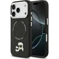 Custodia MagSafe per Apple iPhone 17 Pro Max, Karl Lagerfeld, Karl & Choupette Pins, Nera — 3