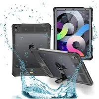 Custodia Waterproof per Apple iPad Air (2022) / Air (2020), ShellBox, Nera — 3