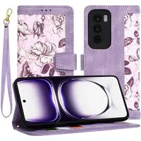 Custodia per Oppo Reno12, Techsuit, FlipCraft, Viola — 3