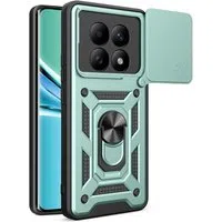 Custodia per Xiaomi Poco M8 / Redmi Note 15 5G / Note 15 4G, Techsuit, CamShield, Verde — 3