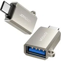 Adattatore OTG USB-C - USB-A Joyroom S-H151, Argento — 3