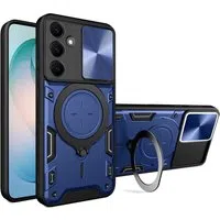 Custodia per Samsung Galaxy S26 Plus S947, Techsuit, CamGuard Pro, Blu — 3