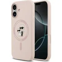 Custodia MagSafe per Apple iPhone 17, Karl Lagerfeld, Ring Karl & Choupette, Rosa — 3
