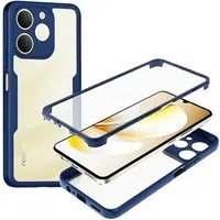 Custodia per Realme Note 70T, Techsuit, ColorVerse 360, Blu — 3