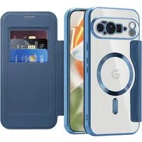 Custodia MagSafe per Google Pixel 10 Pro XL, Techsuit, SmartMag Book, Blu — 3