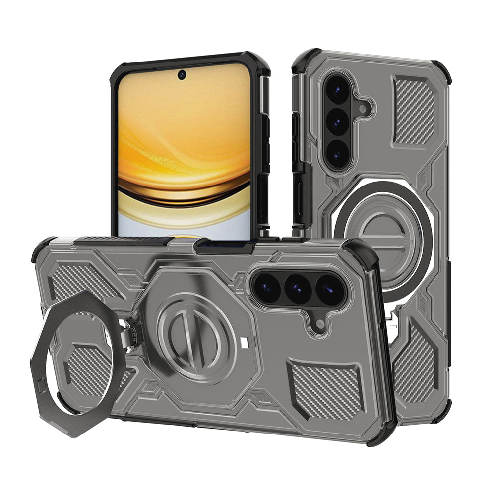 Techsuit Custodia per Samsung Galaxy A57 5G, Techsuit, Carbon Shield Pro, Fumé