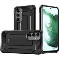Custodia per Samsung Galaxy A54 A546, Techsuit, Hybrid Armor, Nera — 3