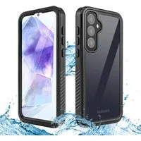 Custodia Waterproof per Samsung Galaxy A55 5G A556, ShellBox, Nera — 3