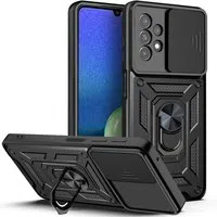 Custodia per Samsung Galaxy A13 A135, Techsuit, CamShield, Nera — 3