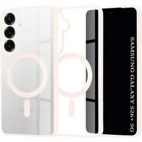 Custodia MagSafe per Samsung Galaxy S26 Plus S947, Techsuit, Pro, Rosa — 3