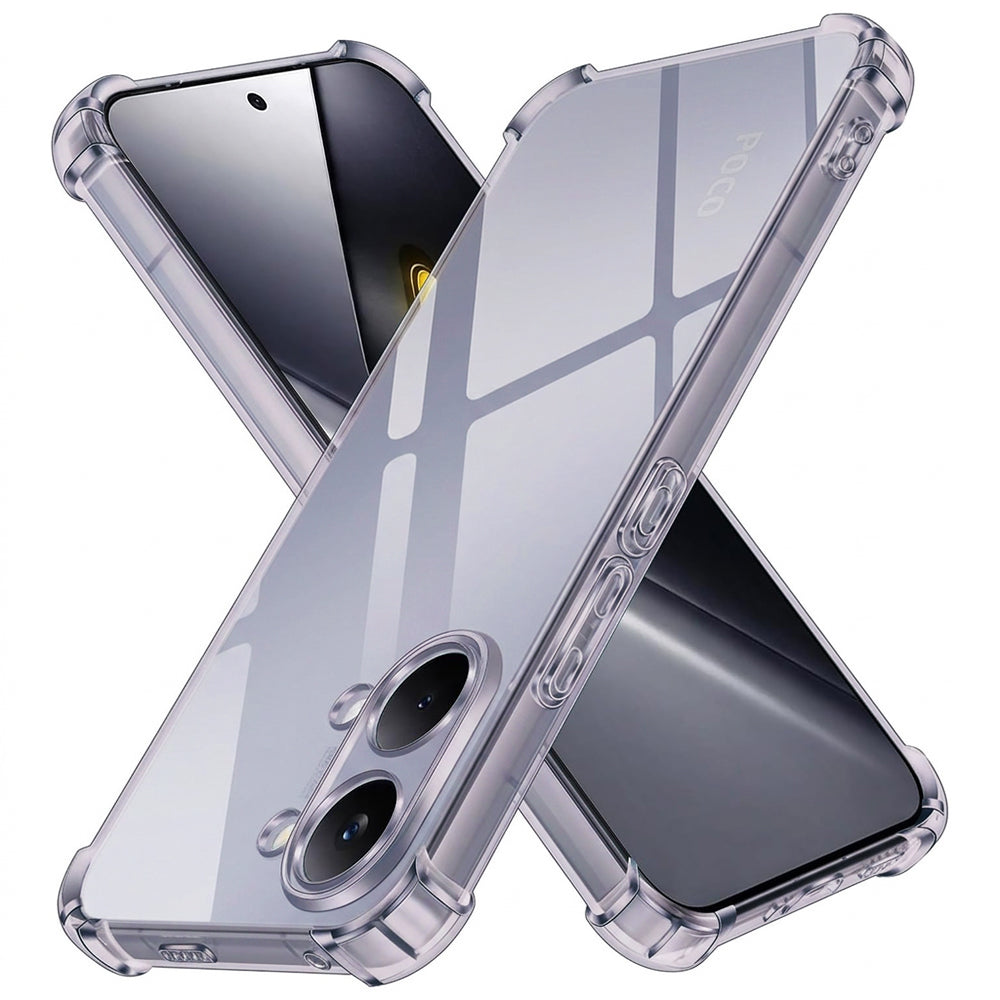 Custodia per Xiaomi Poco X8 Pro Max, Techsuit, Shockproof Clear, Fumè