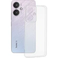 Custodia con Protezione per Fotocamera per Xiaomi Redmi 13C 5G, Techsuit, Chiara, Trasparente — 3