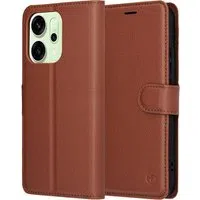Custodia per Oppo Reno14, Techsuit, Leather Folio, Marrone — 3