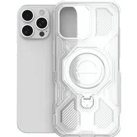 Custodia per Apple iPhone 15, Techsuit, Carbon Shield Pro, Bianca — 3