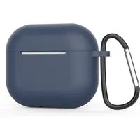 Custodia Techsuit Silicone per Apple AirPods 4, Blu Navy — 3