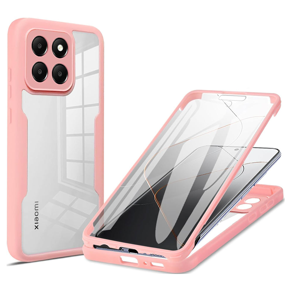 Techsuit Custodia per Xiaomi 14, Techsuit, ColorVerse 360, Rosa
