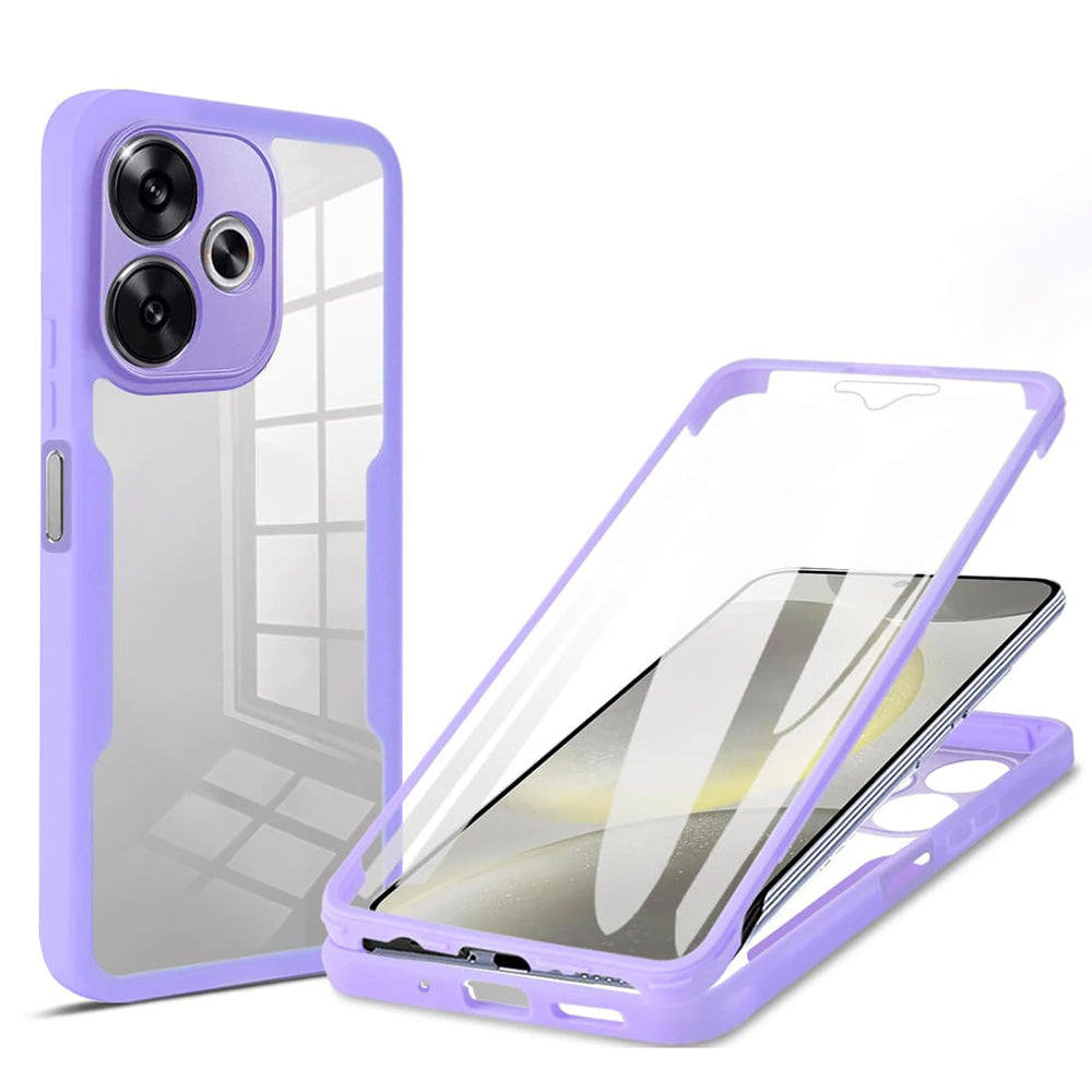 Techsuit Custodia per Xiaomi Poco F6, Techsuit, ColorVerse 360, Viola