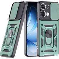 Custodia per Oppo Reno13, Techsuit, CamShield, Verde — 3