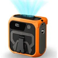 Ventilatore Portatile Techsuit Z13 con batteria esterna 10000mAh, Arancione — 3