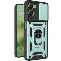 Custodia per Motorola Moto G06, Techsuit, CamShield, Verde — 3