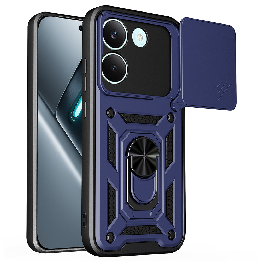Custodia per Xiaomi Poco X8 Pro, Techsuit, CamShield, Blu