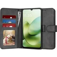 Custodia per Motorola Moto G06, Techsuit, Diary Book, Nera — 3