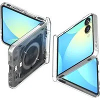 Custodia MagSafe per Samsung Galaxy Z Flip7 F766, Spigen, Ultra Hybrid Pro Neo One, Trasparente ACS09560 — 3
