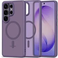 Custodia MagSafe per Samsung Galaxy S26 Ultra S948, Tech-Protect, Magmat, Viola Opaco — 3