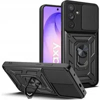 Custodia per Samsung Galaxy S26 FE / S25 FE, Techsuit, CamShield, Nera — 3