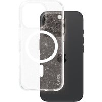 Custodia MagSafe per Apple iPhone 16 Pro, PanzerGlass, Care Urban Combat Star Lit, Trasparente Bianca