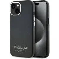 Custodia per Apple iPhone 15, Karl Lagerfeld, RSG, Nera — 3