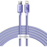 Cavo Dati e Ricarica USB-C - Lightning Baseus Crystal Shine Series, 20W, 2m, Viola CAJY000305 — 3