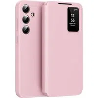 Custodia per Samsung Galaxy A55 5G A556, Techsuit, SmartView, Rosa — 3