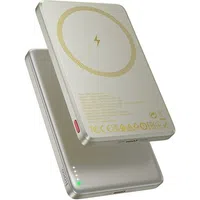 Batteria Esterna Wireless HOCO Q26, 5000mAh, 20W, PD + FQI, 1 x QI - 1 x USB-C, Arancione — 3