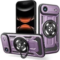 Custodia per Apple iPhone 17 Air, Techsuit, RuggedCam, Viola — 3