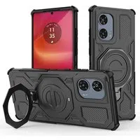 Custodia per Motorola Edge 50 Fusion, Techsuit, Carbon Shield Pro, Nera — 3