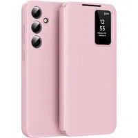 Custodia per Samsung Galaxy A56 A566, Techsuit, SmartView, Rosa — 3