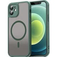 Custodia MagSafe per Apple iPhone 12, Techsuit, HaloFrost II, Verde — 3