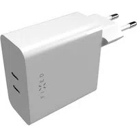 Caricabatterie Retea Fixed, 65W, 3.25A, 2 x USB-C, Bianco — 3