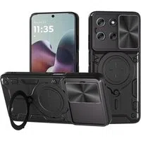 Custodia per Motorola Moto G56, Techsuit, CamGuard Pro, Nera — 3
