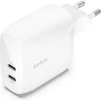 Caricatore da rete Belkin BoostCharge Pro Dual, 60W, 3A, 2 x USB-C, Bianco WCB010vfWH — 3