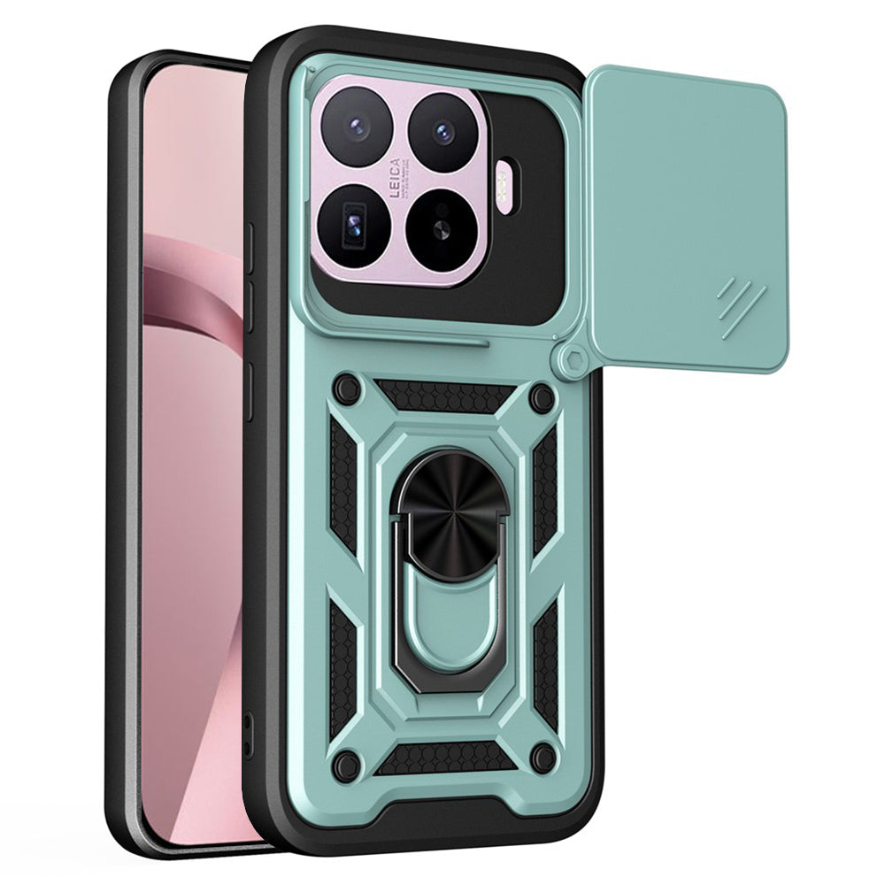 Techsuit Custodia per Xiaomi 17T, Techsuit, CamShield, Verde