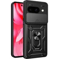Custodia per Google Pixel 9a, Techsuit, CamShield, Nera — 3