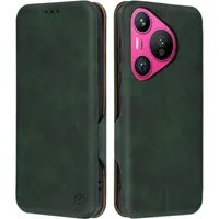 Custodia per Huawei Pura 70, Techsuit, Safe Wallet Plus, Verde — 3