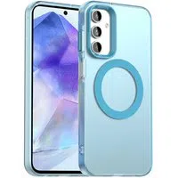 Custodia MagSafe per Samsung Galaxy A55 5G A556, Techsuit, CandyCase, Blu — 3