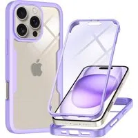 Custodia per Apple iPhone 16 Pro, Techsuit, ColorVerse 360, Viola — 3