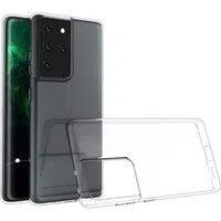 Custodia per Samsung Galaxy S21 Ultra 5G G998, OEM, Ultra Slim, 0,5 mm, Trasparente — 3