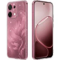 Custodia per Oppo A6 Pro 5G / A6 Pro 4G, Techsuit, SparkleSkin, Trasparente — 3